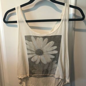 Brandy Melville Cropped Graphic Tank